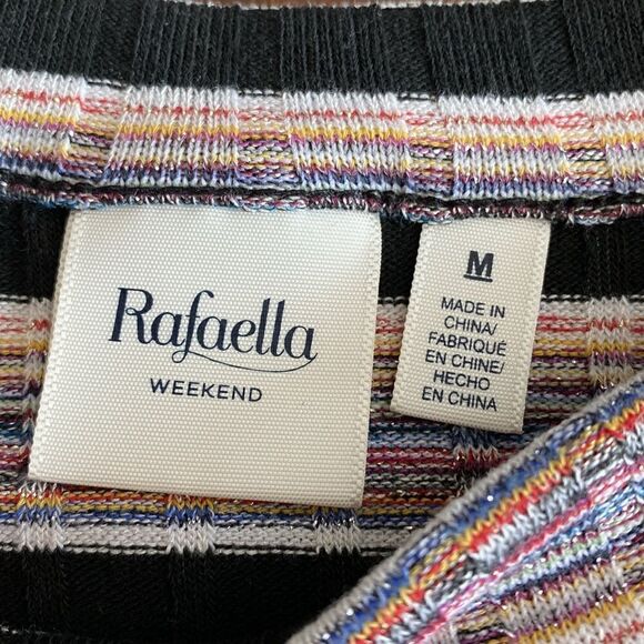 Rafaella 3/4 Sleeves Striped Top - Picture 3 of 6